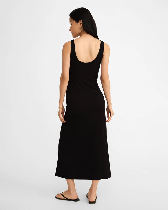 Black $|& Z Supply Valencia Midi Dress - Hanger Side