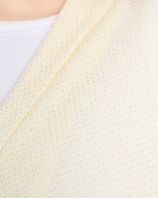 Cream $|& Bobeau Waterfall Cardigan - SOF Full Front
