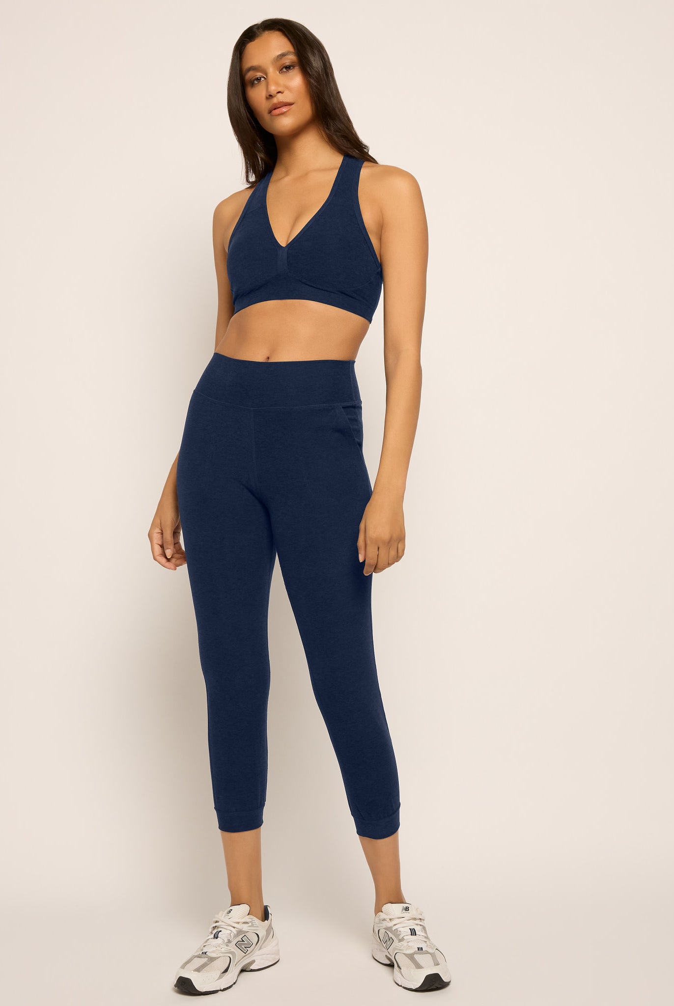 Ink Navy Heather $|& Interval FlowHeather Sculpt Enhearten Bra - UGC On Fig