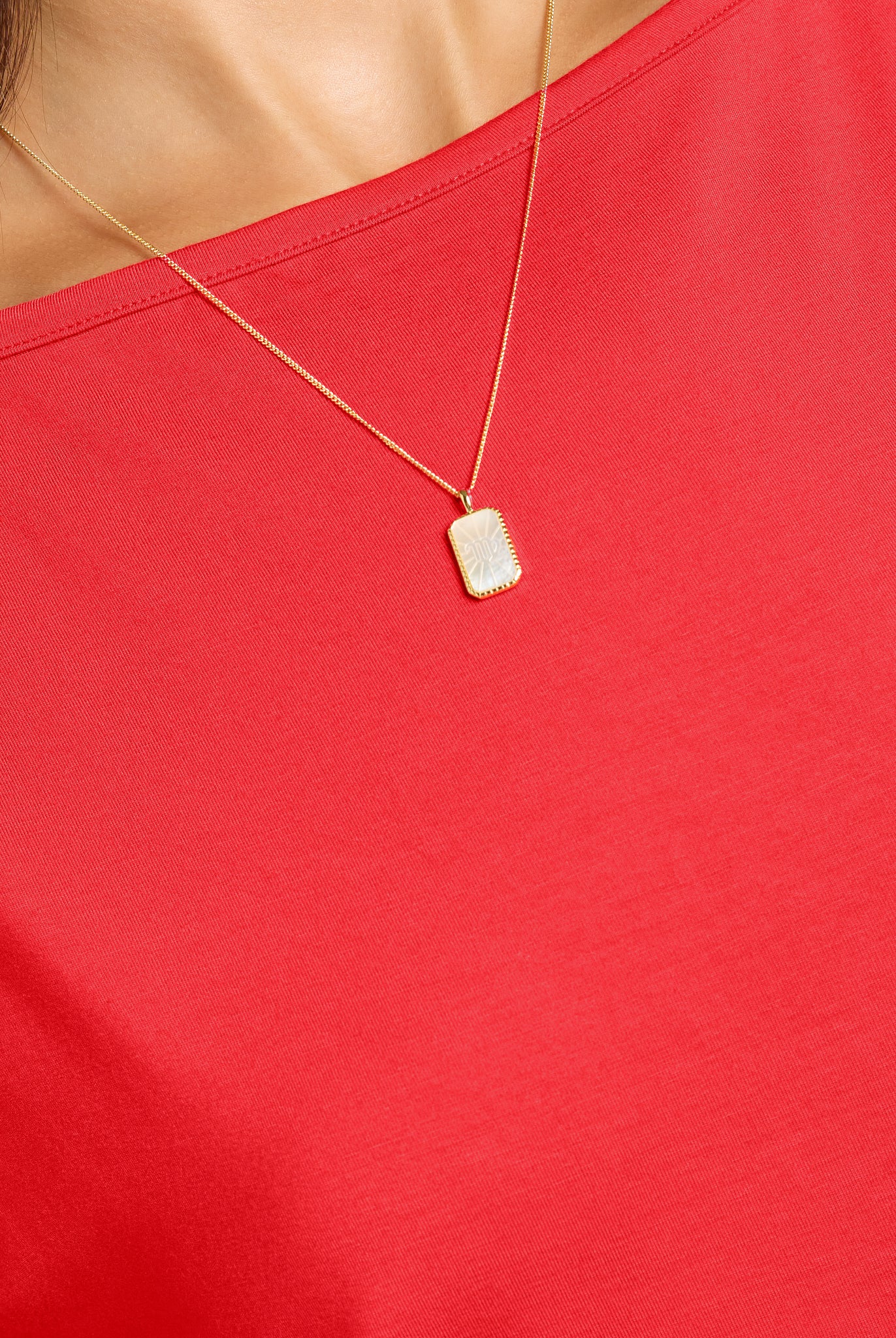 Pomegranate $|& SEAS Brentwood Boat Neck Top - SOF Full Front