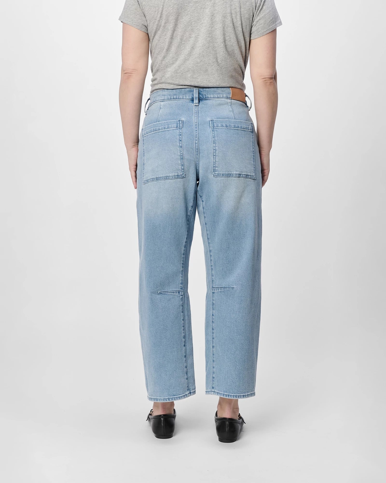 Dakota $|& Dear John Lasso High Rise Barrel Leg Jeans - Hanger Side