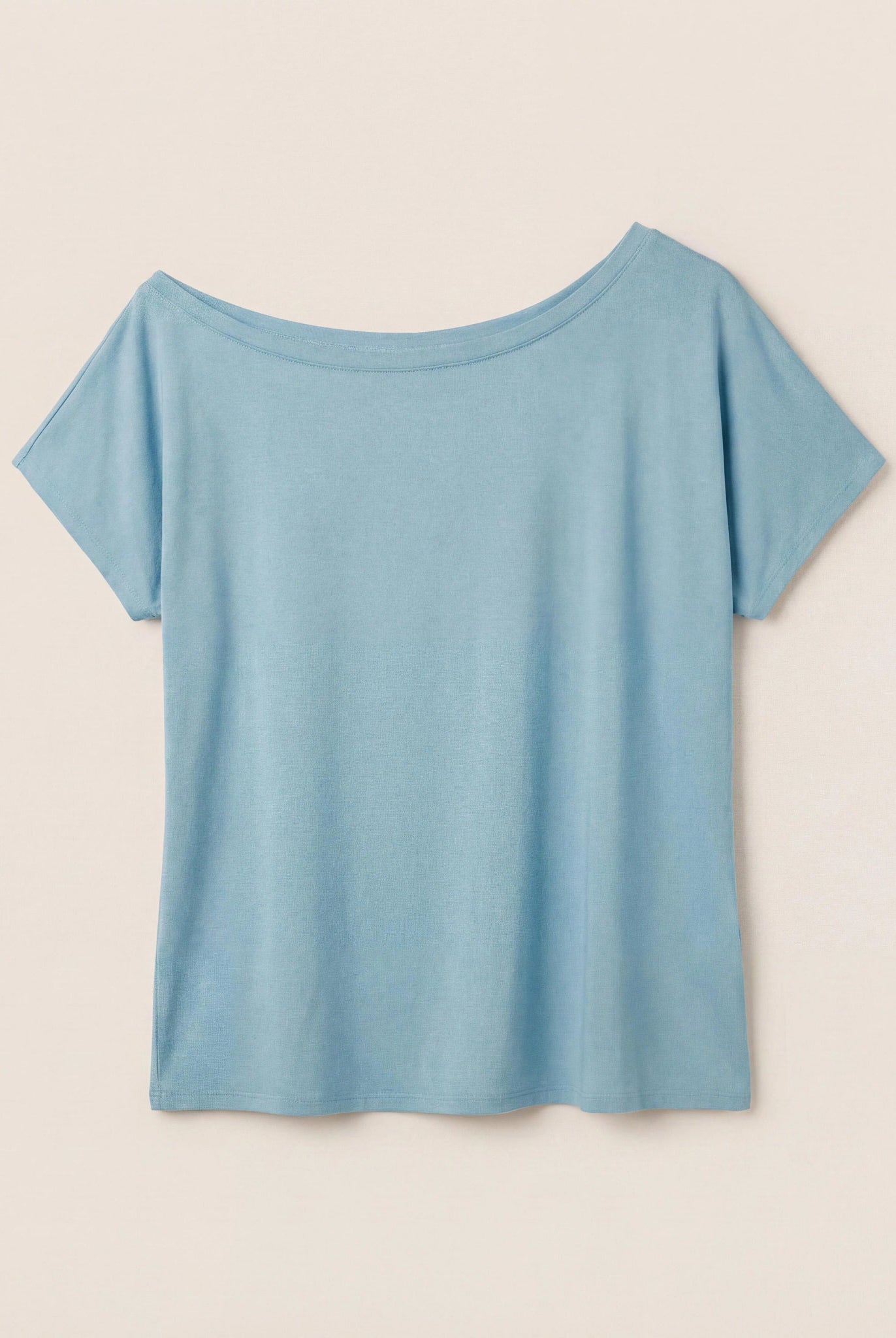 Wave $|& SEAS Edgewater Off The Shoulder Tee - Hanger Detail