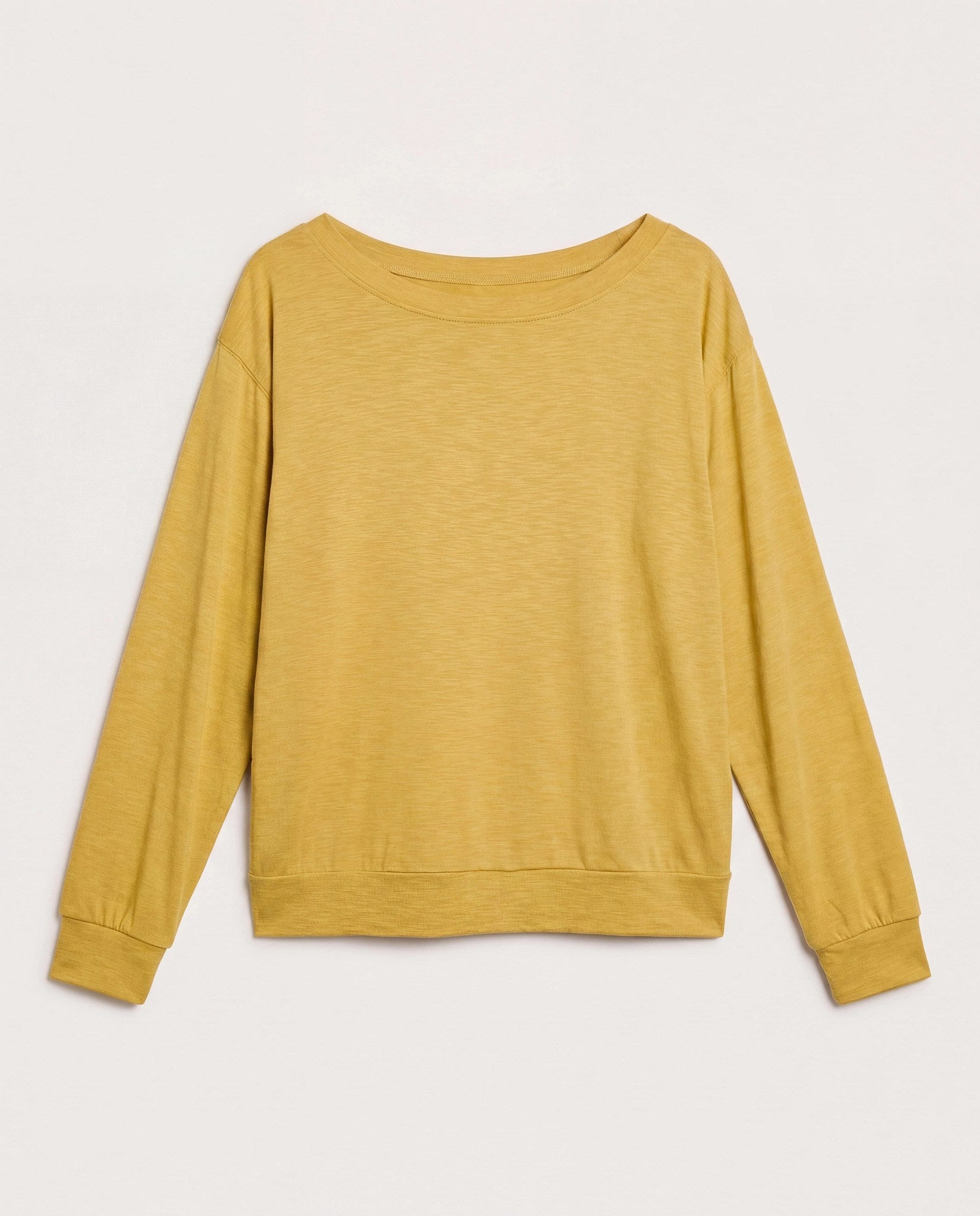 Golden $|& SEAS Brooksville Slub Off The Shoulder Top - Hanger Detail