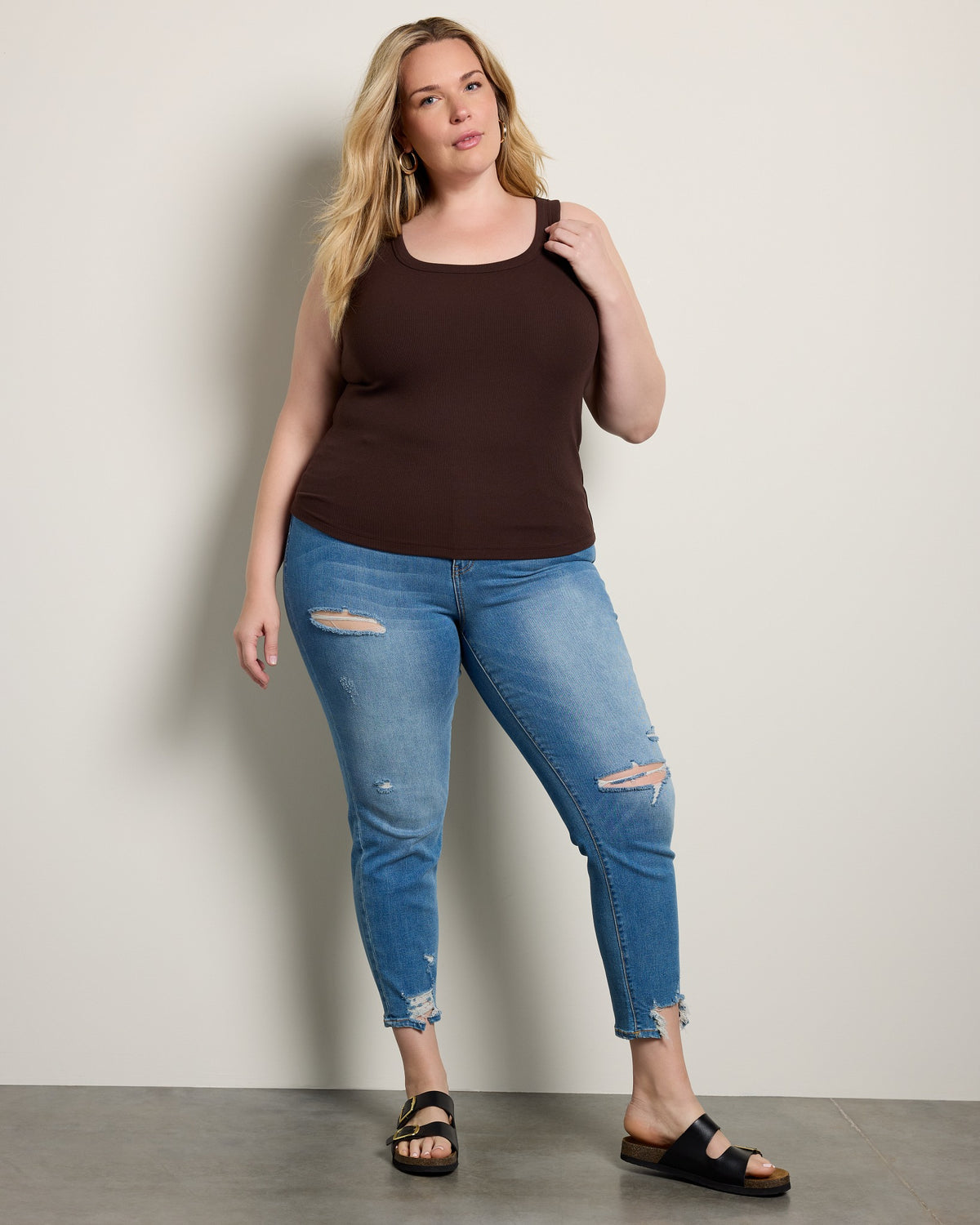 Coffee Bean $|& Thread & Supply Clarkson Tank - UGC On Fig
