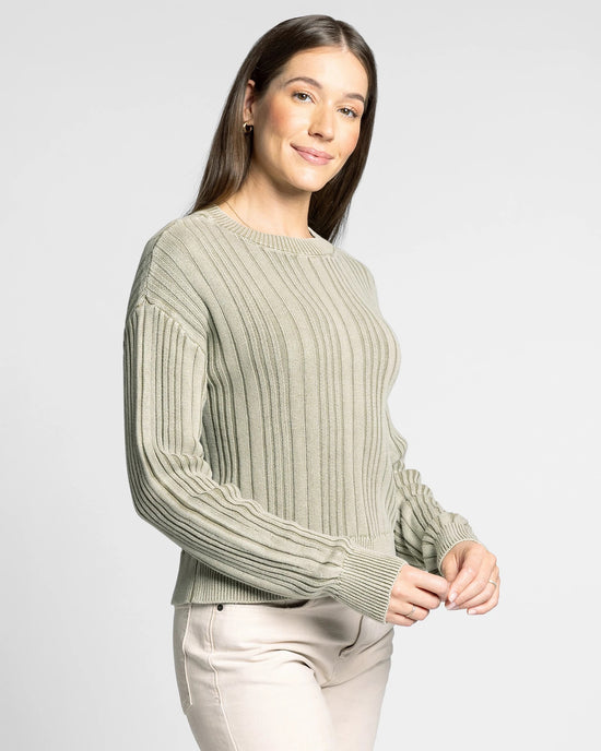 Desert Sage $|& Thread & Supply Lucille Sweater - Hanger Front
