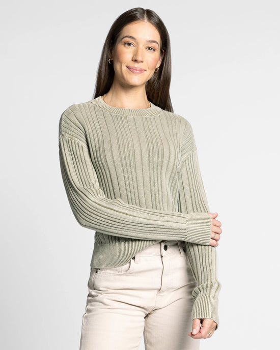 Desert Sage $|& Thread & Supply Lucille Sweater - VOF Detail