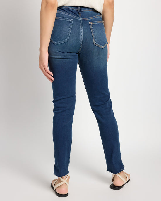 Dark Wash Blue $|& Vigoss Ace Skinny Jeans - SOF Back