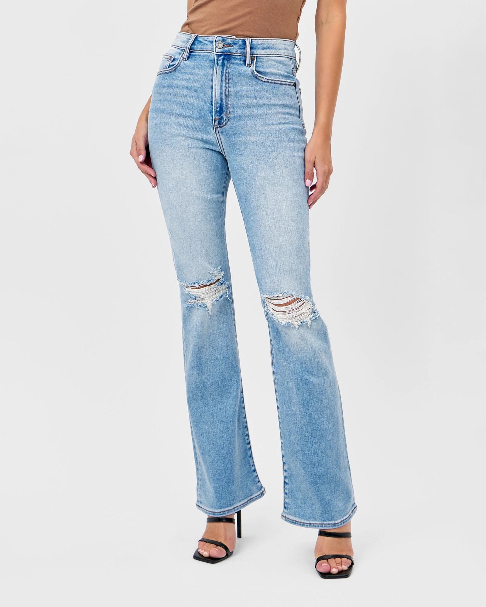 Light Wash $|& Hidden The Ryan Bootcut Jean - VOF Detail