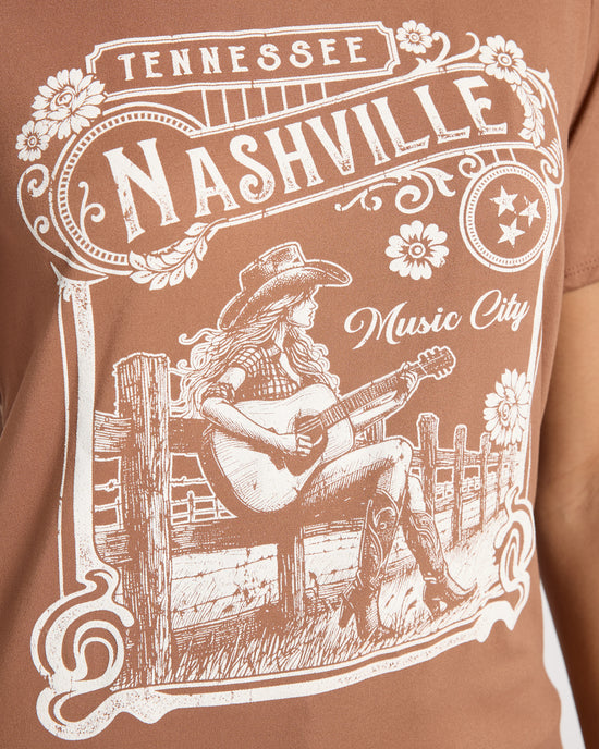 Brown $|& Polagram Nashville Tee - SOF Full Front