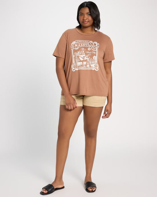Brown $|& Polagram Nashville Tee - UGC On Fig