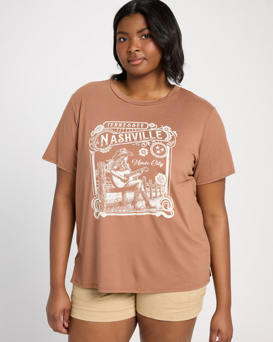 Brown $|& Polagram Nashville Tee - SOF Front