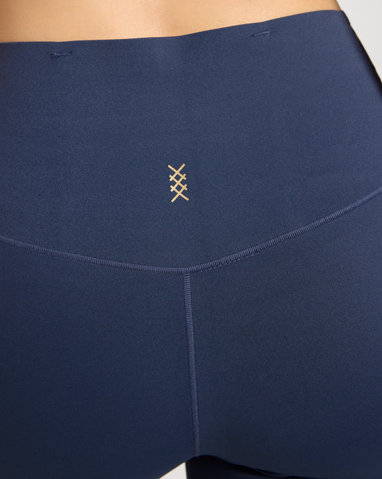 Navy Blue $|& Rhone Revive Colorblock 7/8 Legging - SOF Full Front