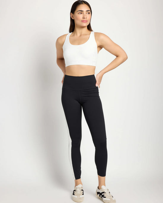 Black/Snow White $|& Rhone Revive Colorblock 7/8 Legging - UGC On Fig