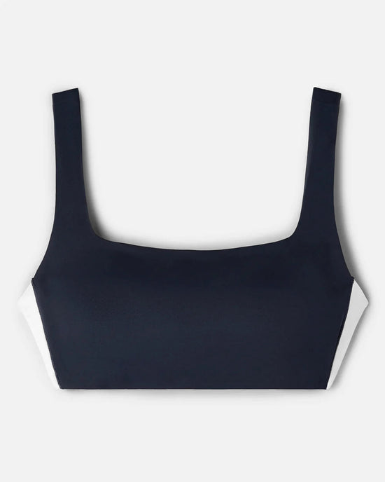 Navy Blue $|& Rhone Revive Colorblock Bra - Hanger Back