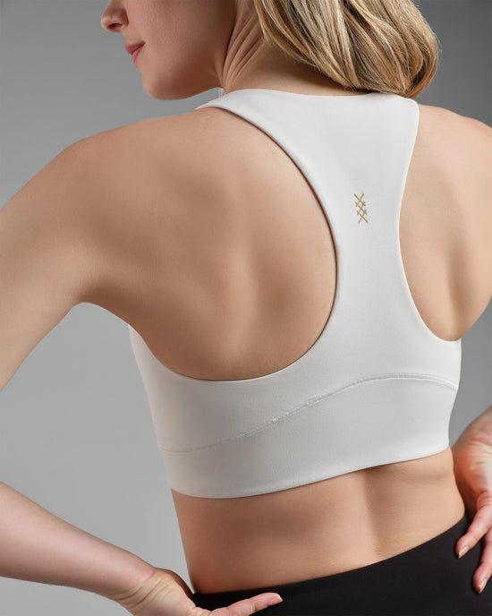 Snow White $|& Rhone Revive Sports Bra - Hanger Back
