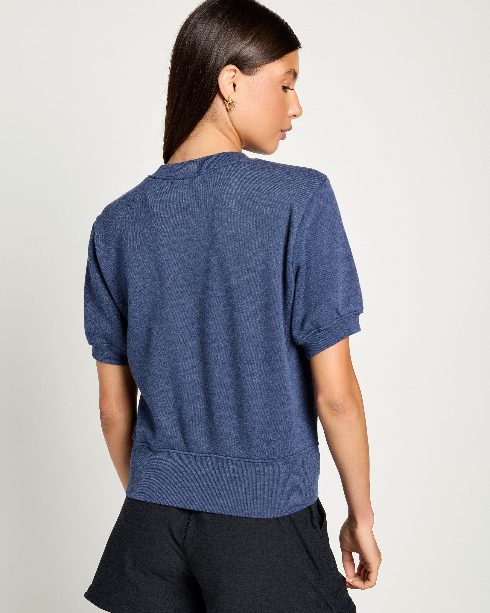 Navy $|& Project Social T Hamptons Pullover - SOF Back