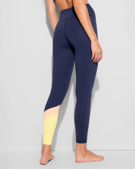 Indigo $|& Spiritual Gangster Baldwin 7/8 Legging - Hanger Side