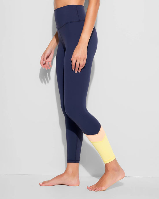 Indigo $|& Spiritual Gangster Baldwin 7/8 Legging - Hanger Front