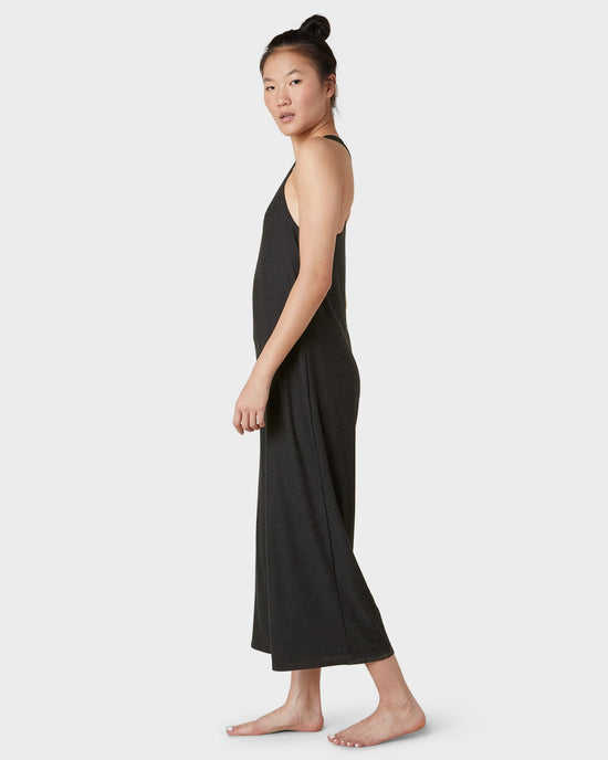 Darkest Night $|& Beyond Yoga Featherweight Hang Loose Jumpsuit - Hanger Front