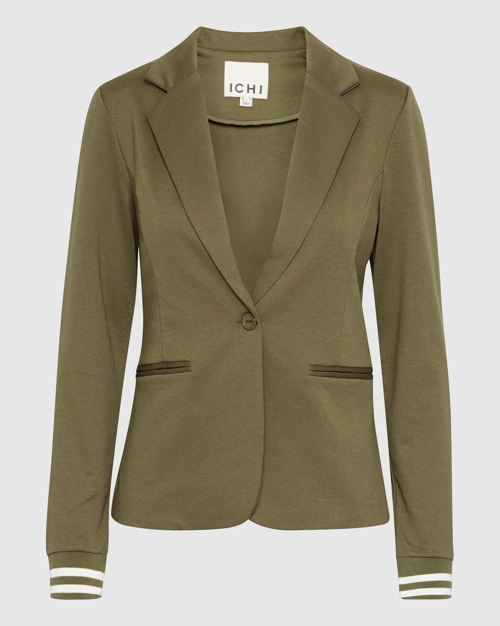 Kalamata $|& ICHI Kate Cuffed Blazer - VOF Detail