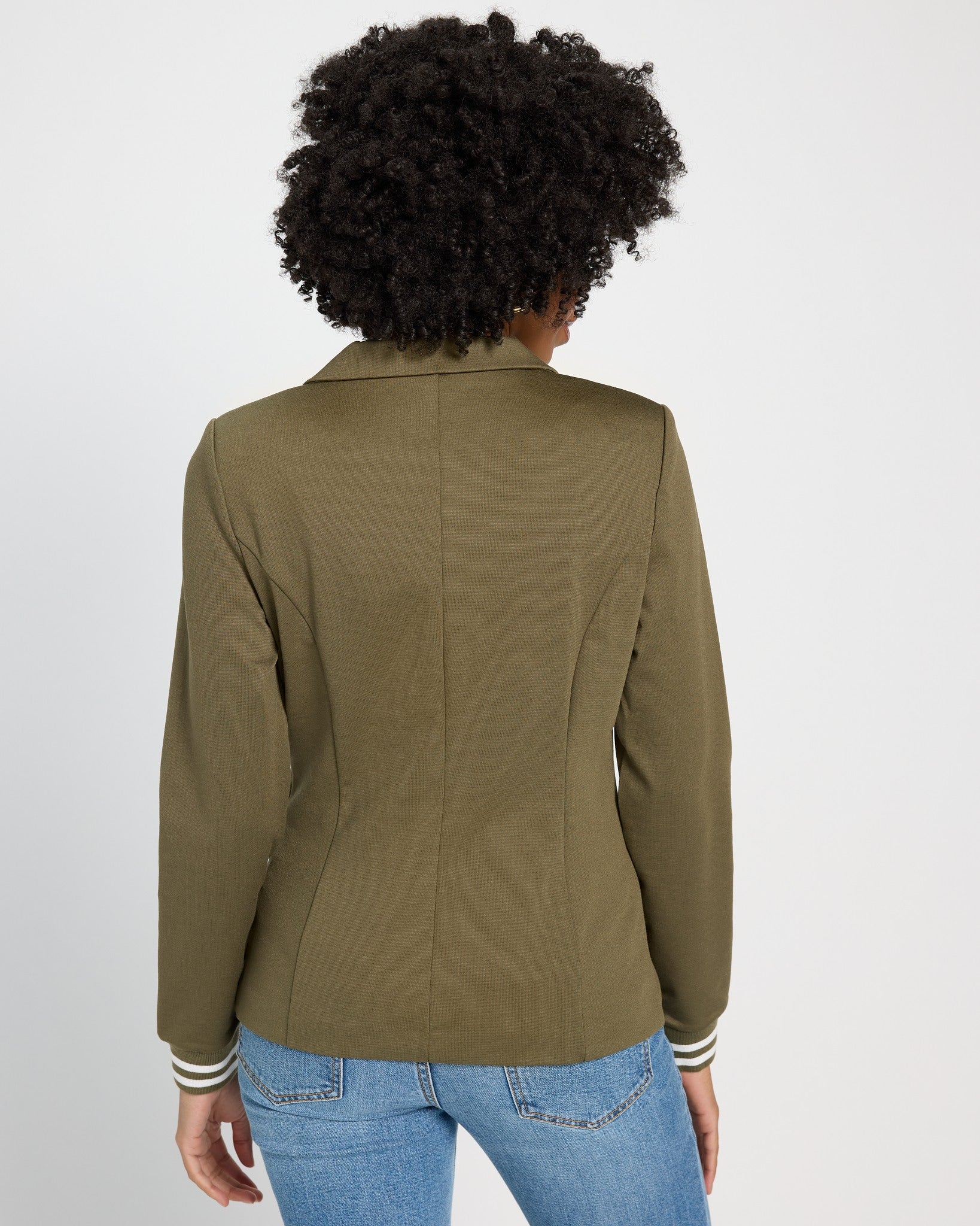 Kalamata $|& ICHI Kate Cuffed Blazer - SOF Back
