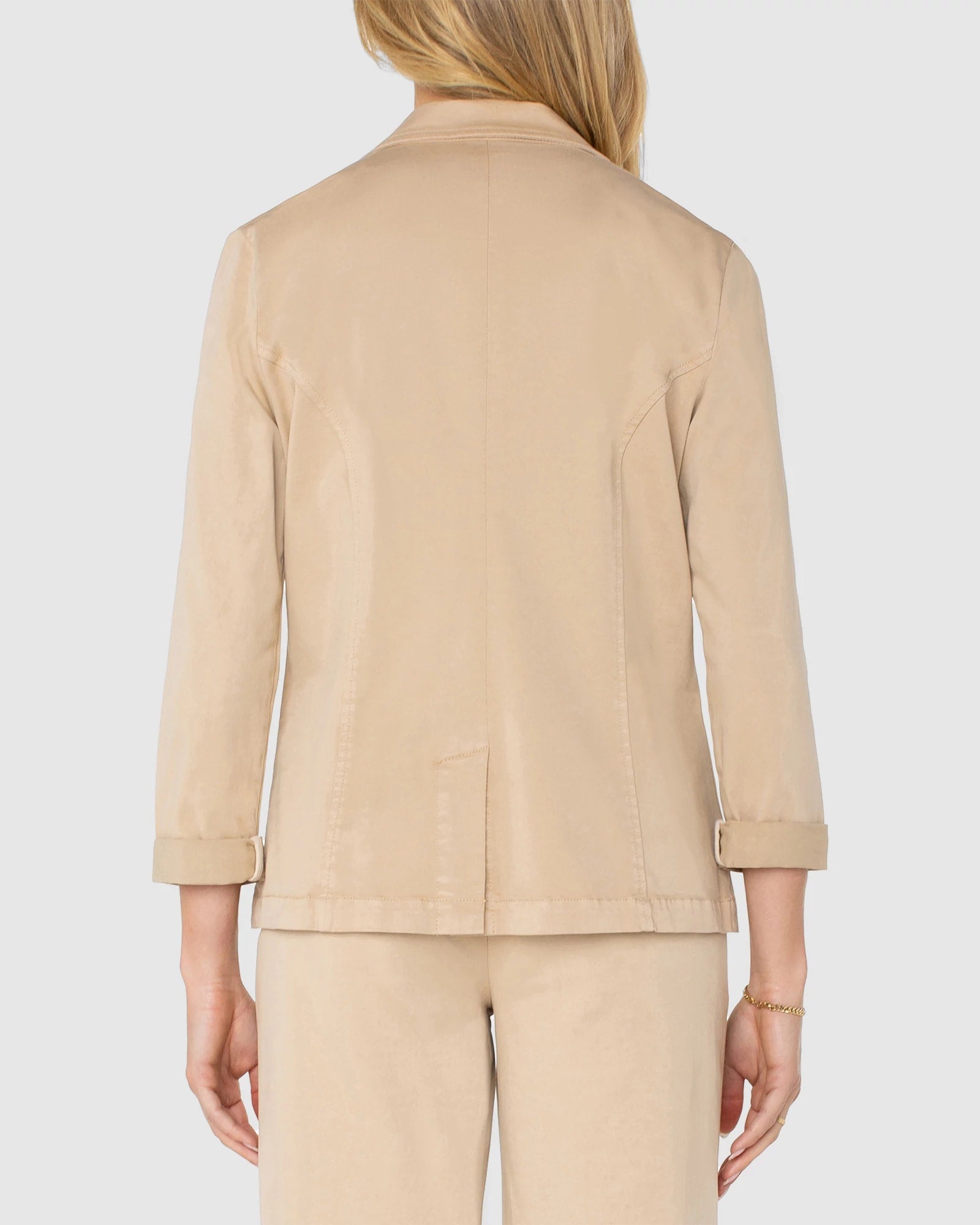 Cappuccino $|& Liverpool Fitted Blazer - Hanger Side
