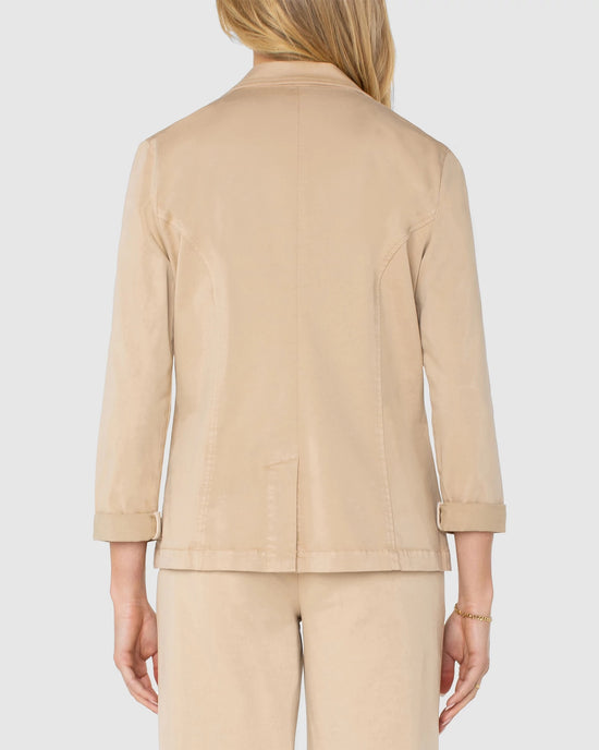 Cappuccino $|& Liverpool Fitted Blazer - Hanger Side