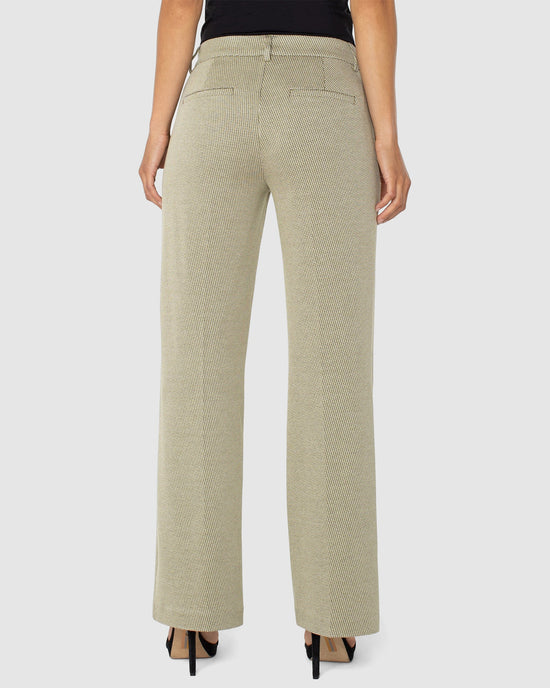 Artichoke/Cream $|& Liverpool Kelsey Wide Leg Trouser - Hanger Side