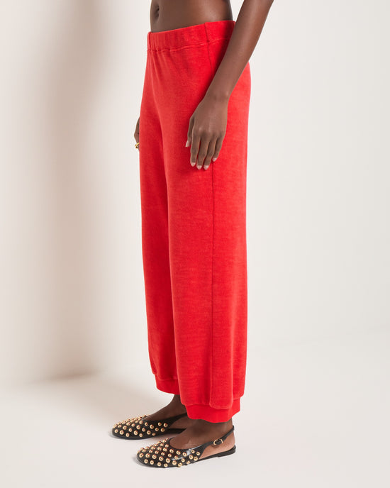 Pomegranate $|& SEAS Island Day Pant - SOF Full Front