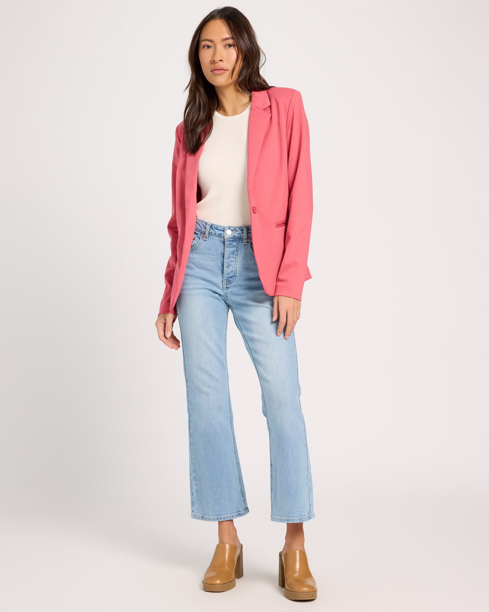 Holly Berry $|& ICHI Kate Knit Blazer - SOF Back