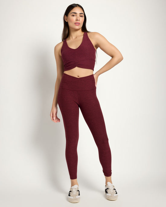 Red Wine $|& Interval FlowHeather Sculpt Enchant Bra - UGC On Fig
