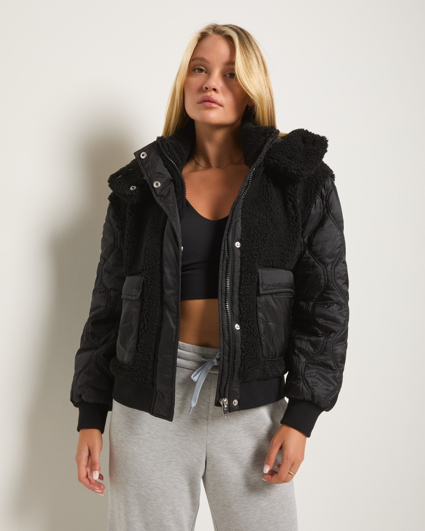 Interval Game Day Sherpa Jacket - Cozy Quilted & Plush – Wantable