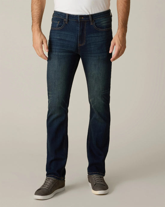 Dark Wash $|& Flag & Anthem Jonesville Nashville Straight Cooling Jean - VOF Detail