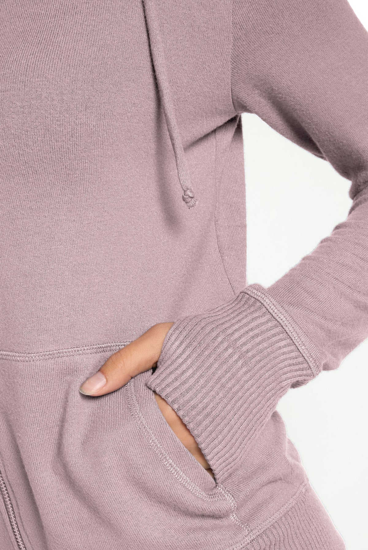 Dusk $|& Interval Hacci Zip Hoodie - SOF Full Front