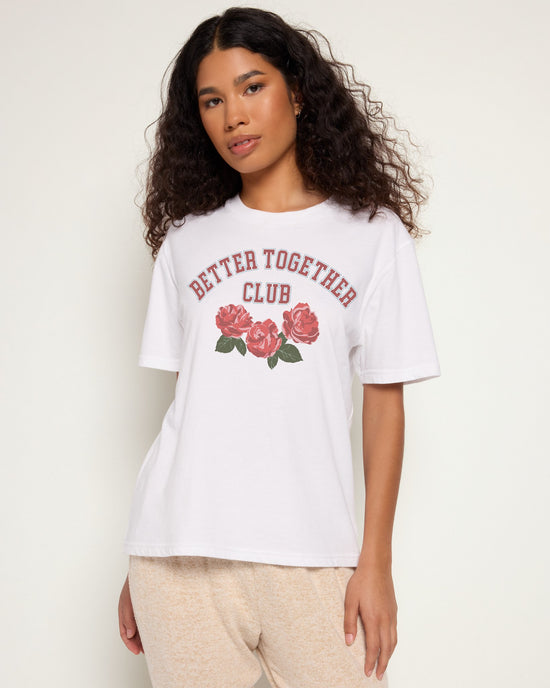 White $|& SEAS Dreamer Graphic Tee - SOF Front