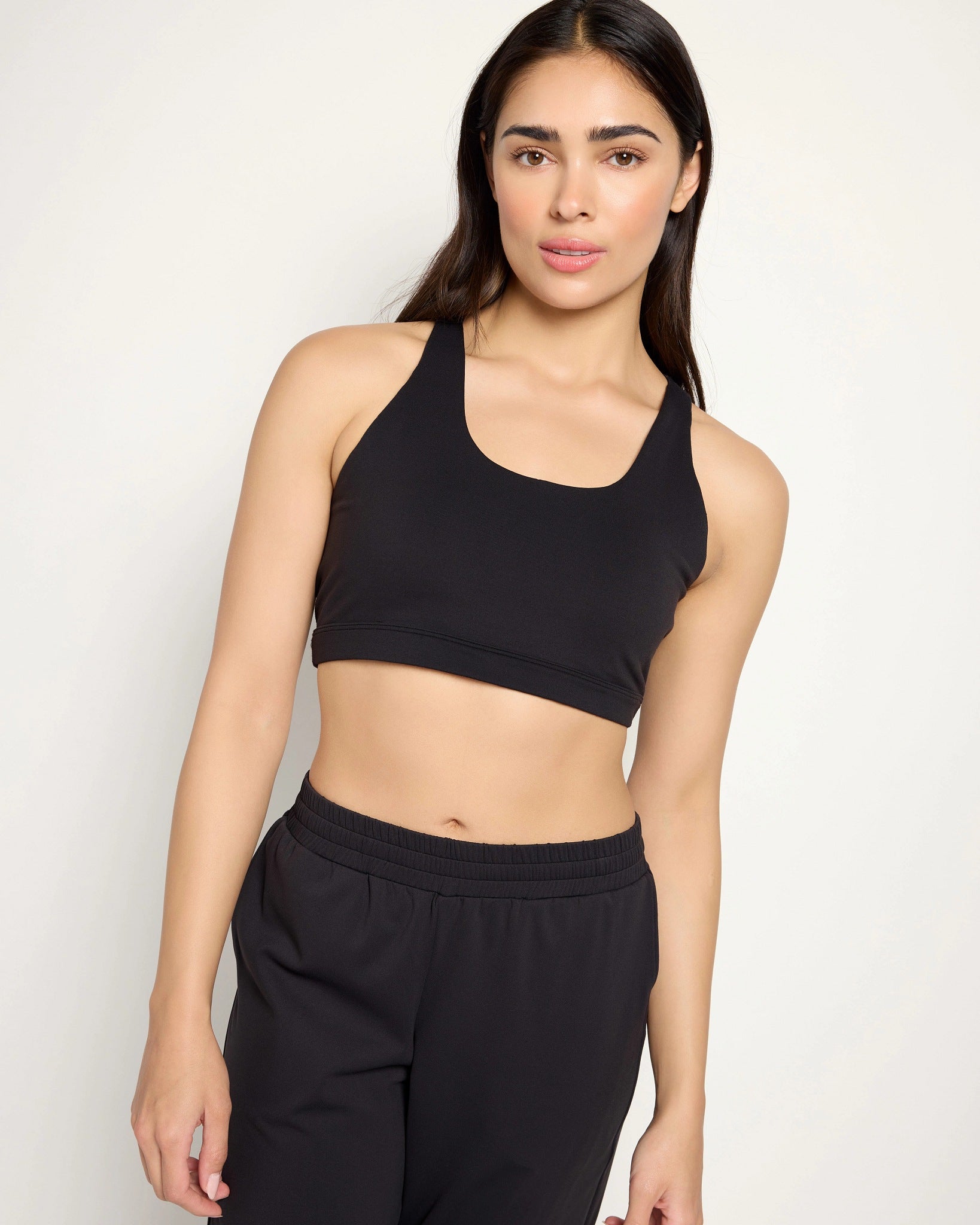 Black $|& Interval CloudLight Velocity Bra - SOF Front