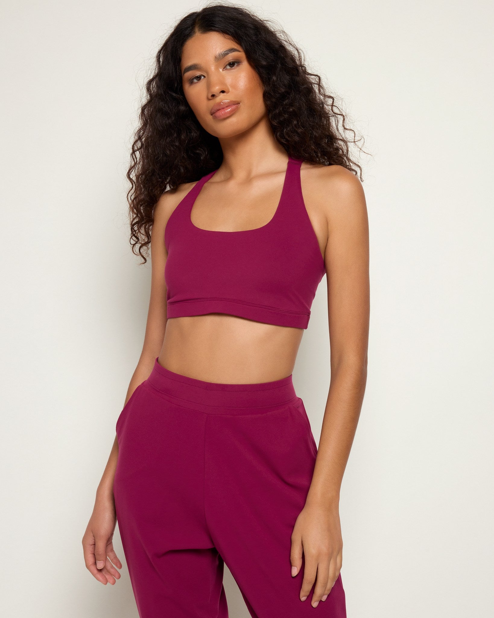Sangria $|& Interval CloudLight Velocity Bra - SOF Front