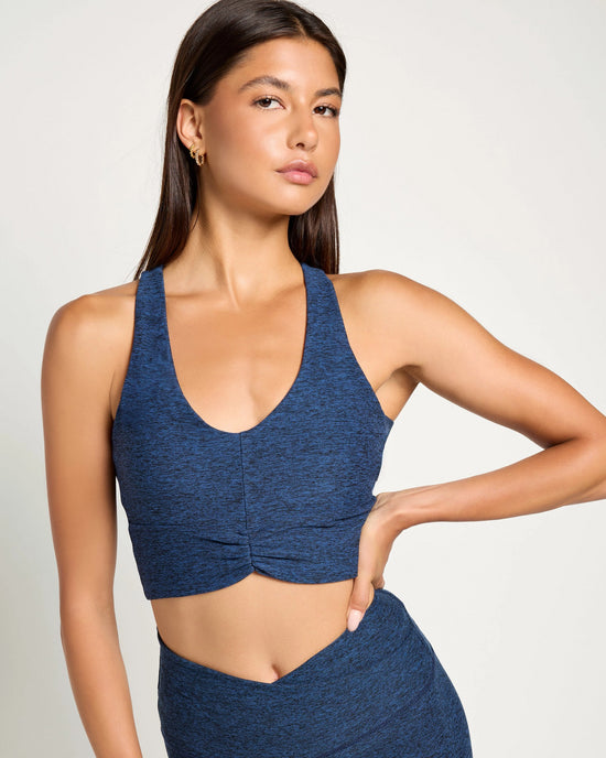 Iris Black $|& Interval FlowHeather Sculpt Enchant Bra - SOF Front
