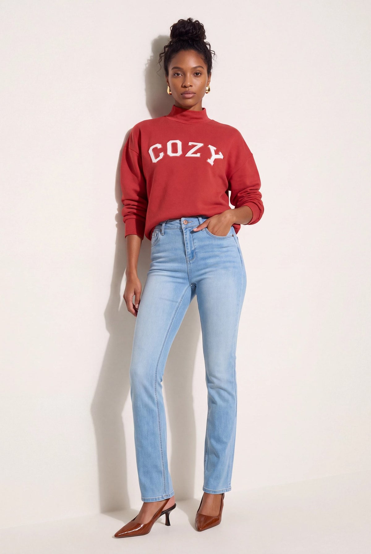 Lakeside $|& Herizon Avril High Rise Slim Bootcut Jeans - SOF Back