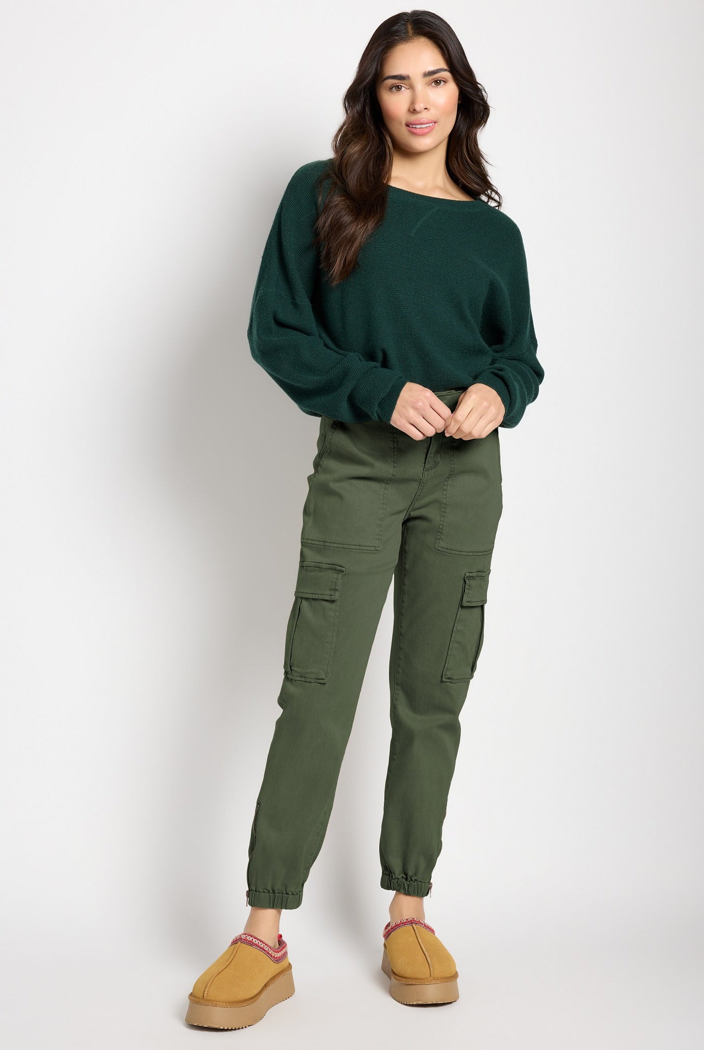 Olive Branch $|& Herizon Niki Cargo Pant - UGC On Fig