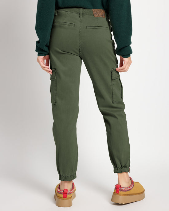 Olive Branch Green $|& Herizon Niki Cargo Pant - SOF Back