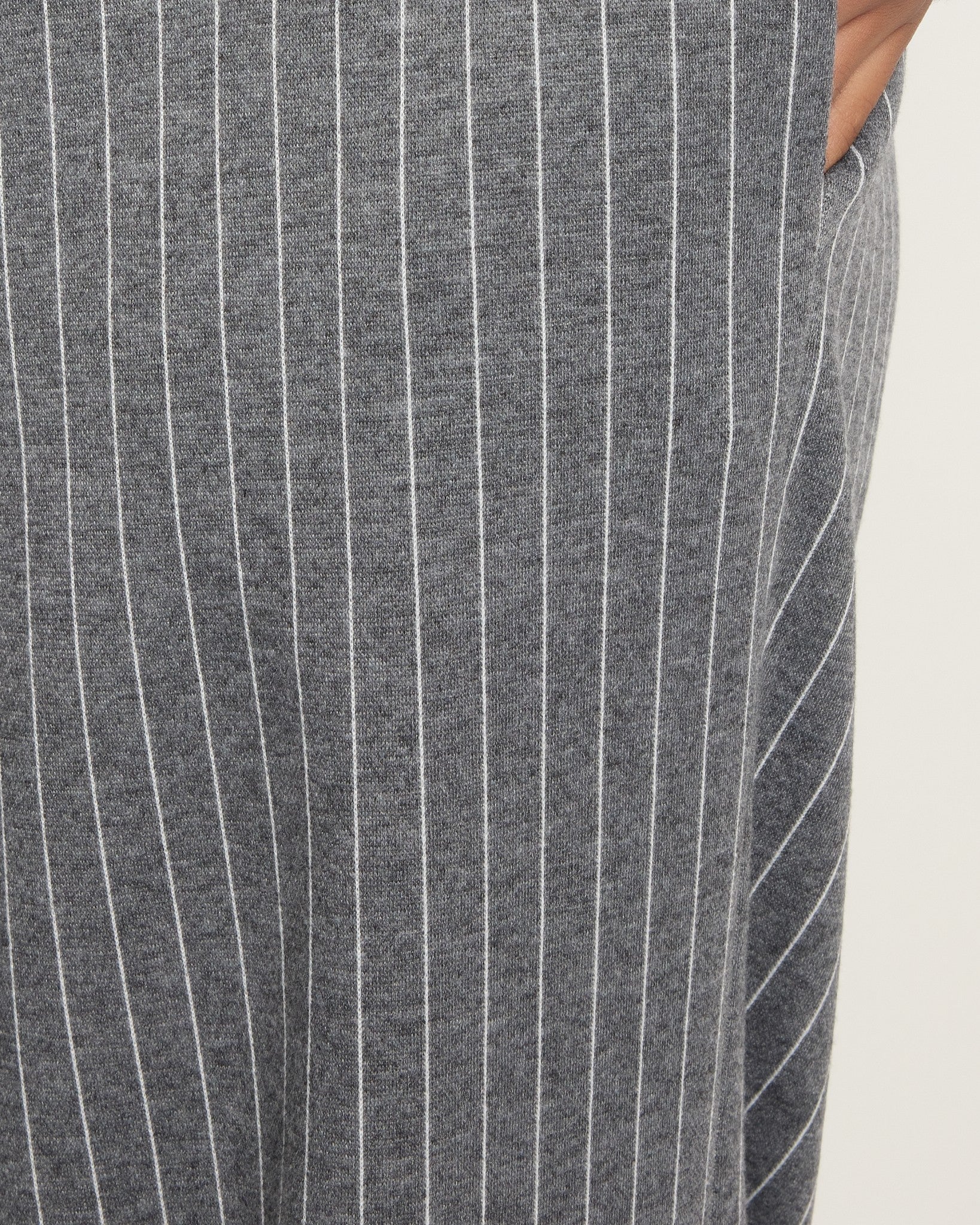 Graphite $|& Citrus Citywide Wide Leg Pull-On Trouser - SOF Full Front