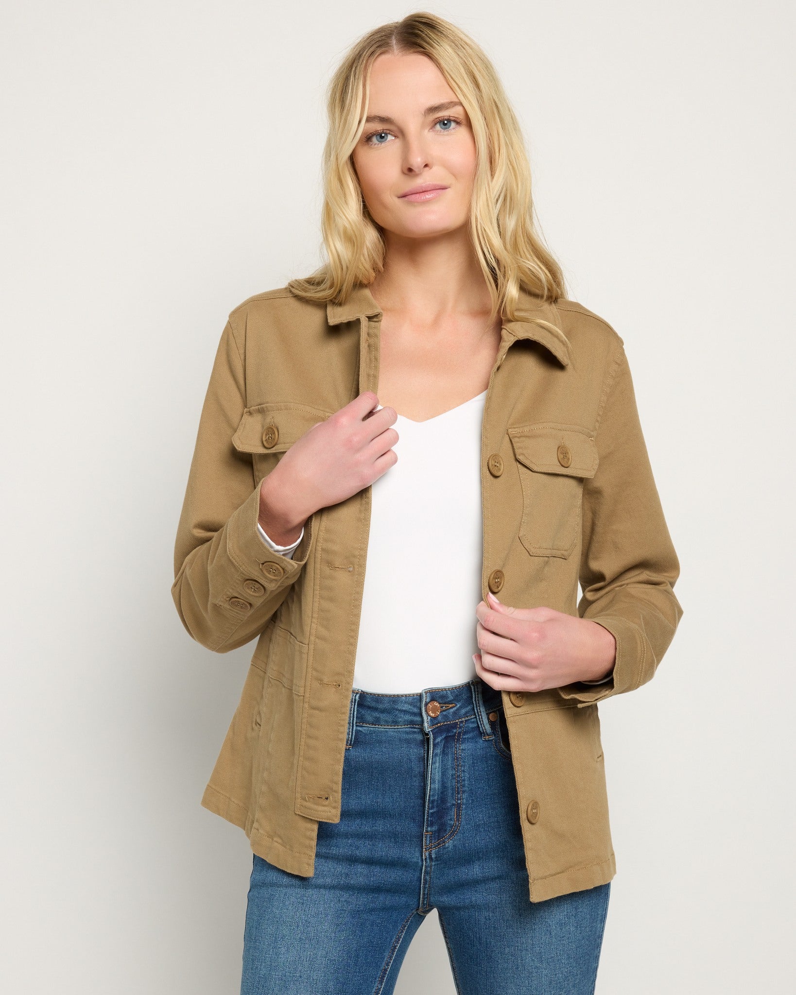 Coriander $|& Herizon Field Utility Jacket - SOF Front
