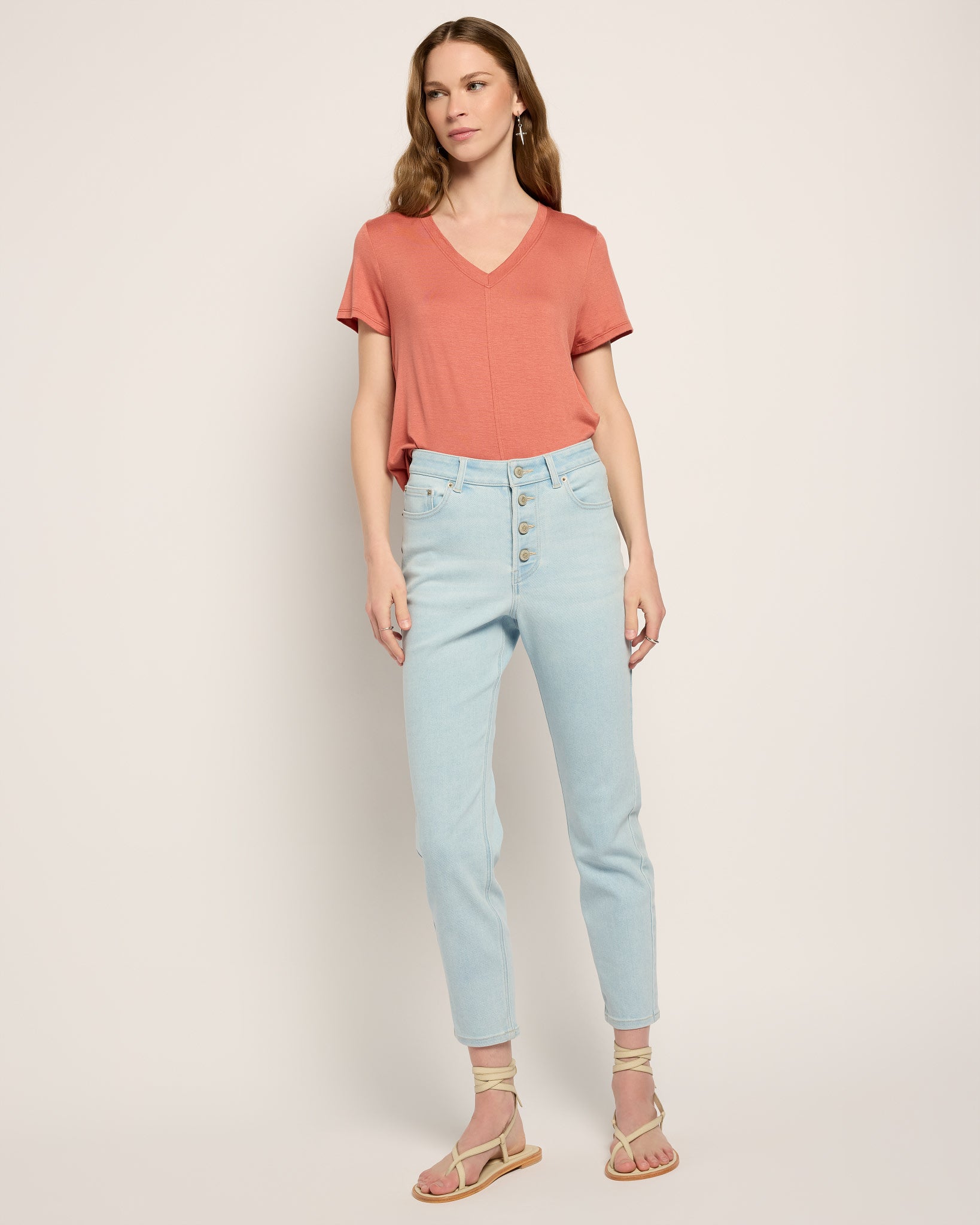 Clear Sky $|& SEAS River Exposed Button Fly Skinny Jean - UGC On Fig