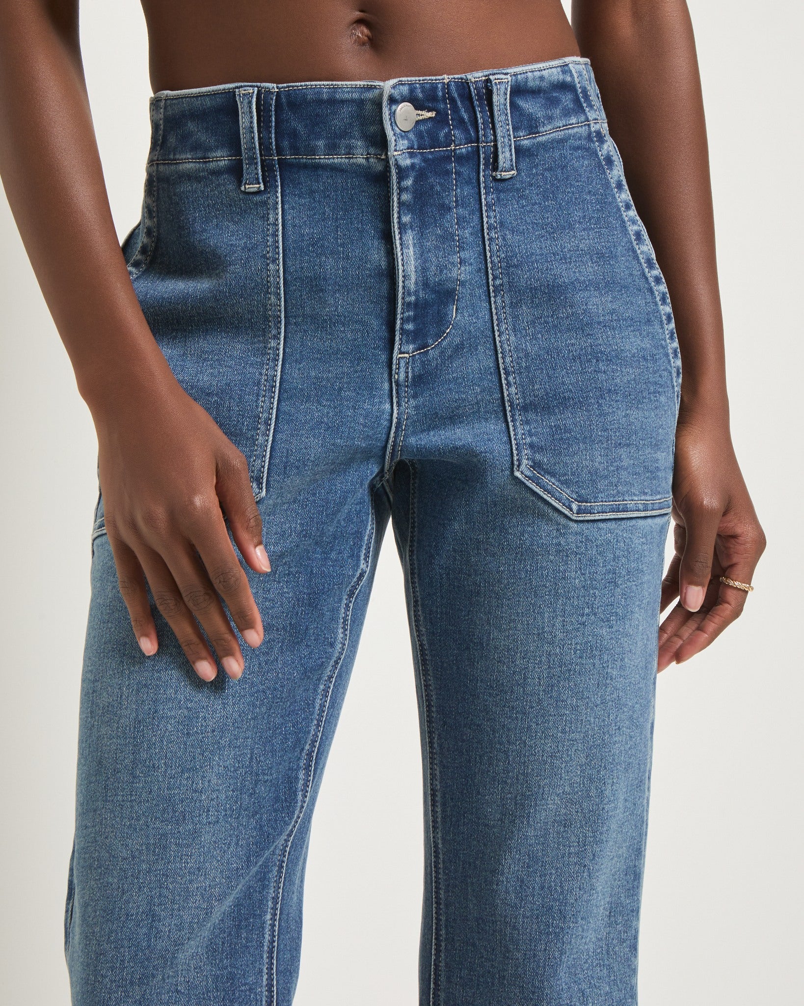 Swell $|& SEAS Scenic Route Slim Cropped Jean - VOF Front