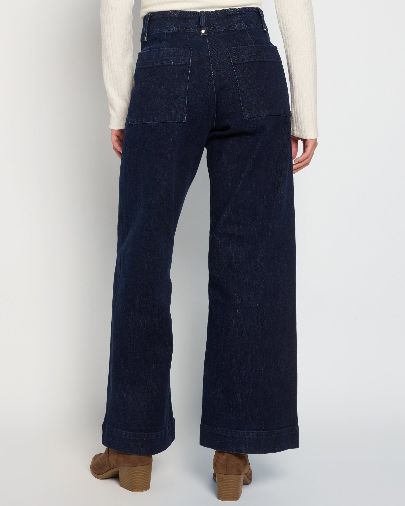 Low Tide $|& SEAS Pismo Wide Leg Jean - SOF Back