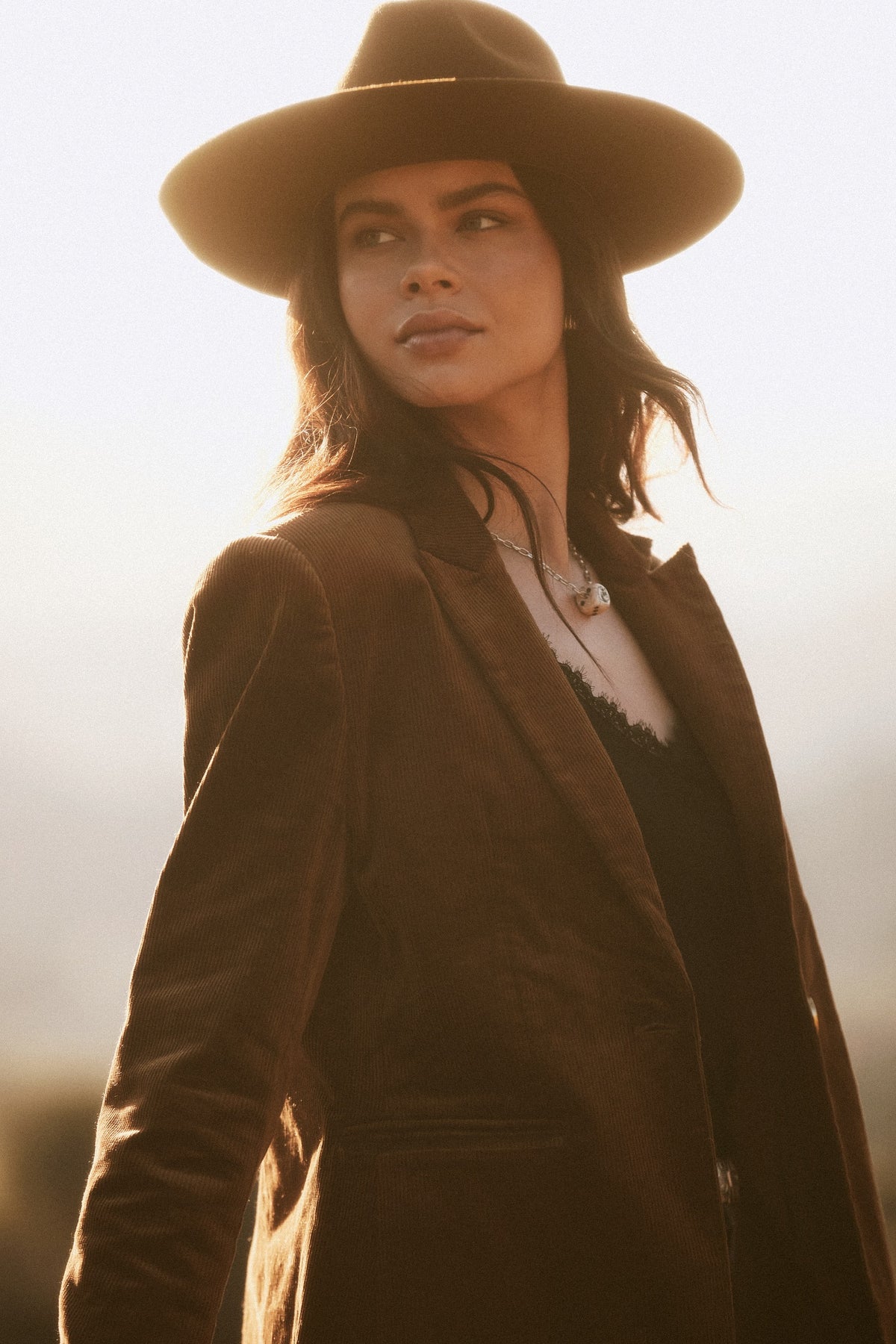 Toffee $|& SEAS Ivy Corduroy Blazer - SOF Side
