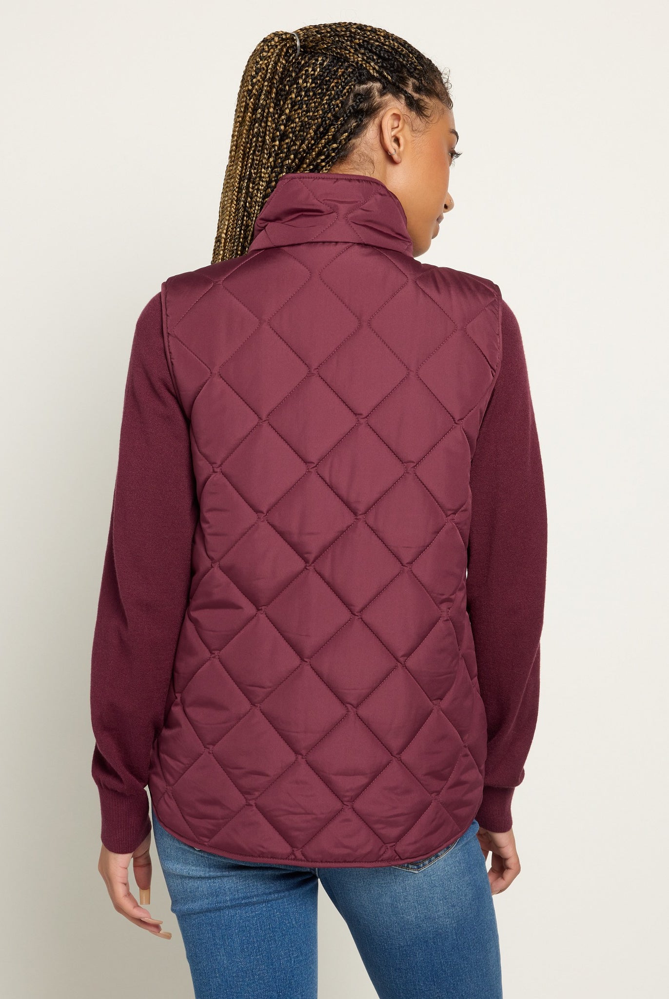 Elderberry $|& Herizon Stargazer Quilted Vest - SOF Back