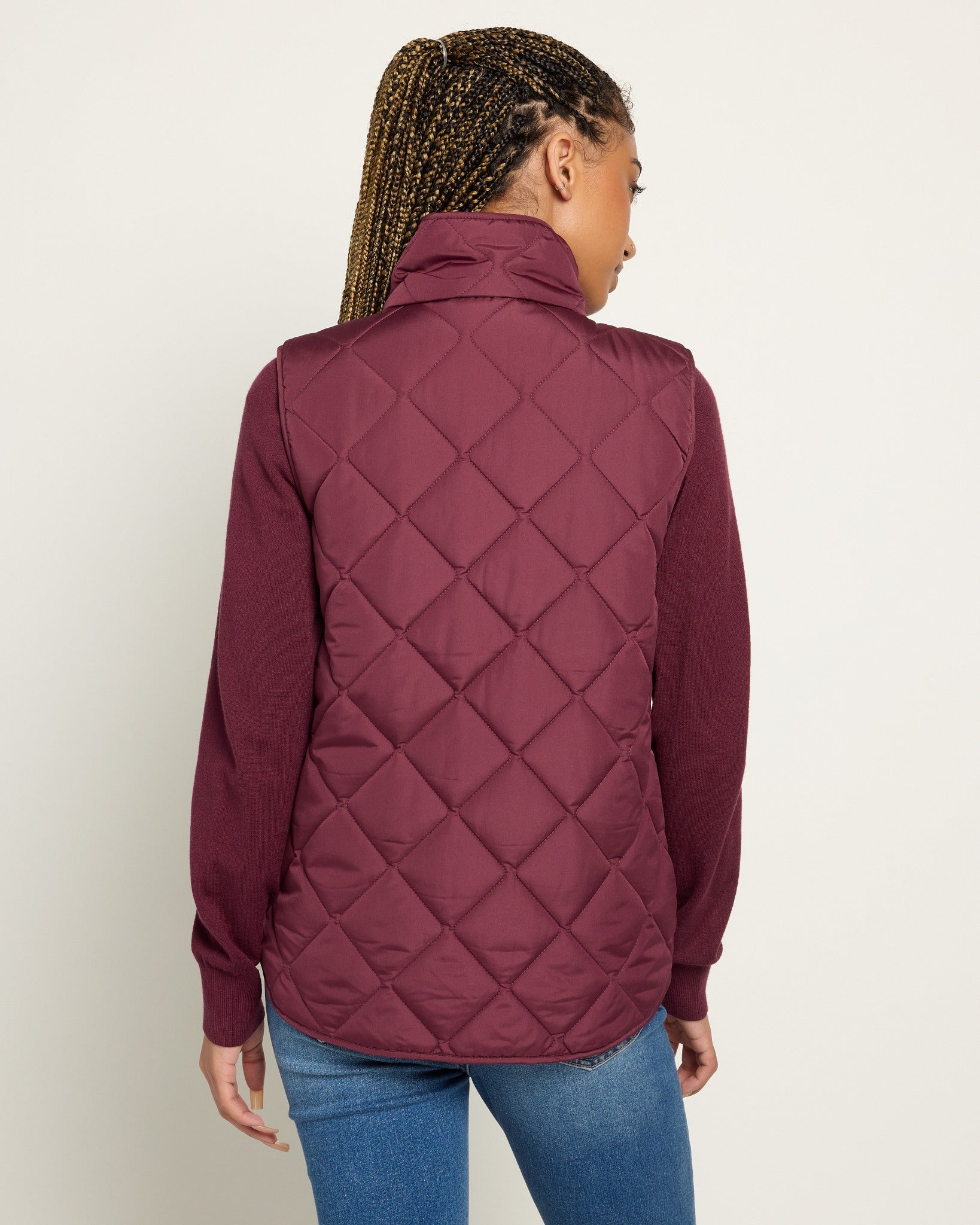 Elderberry $|& Herizon Stargazer Quilted Vest - SOF Back