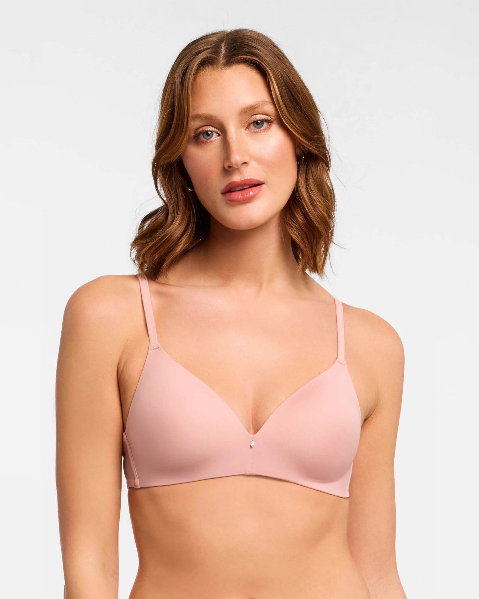 Ballet Pink $|& Montelle Wire-Free T-Shirt Bra - VOF Detail